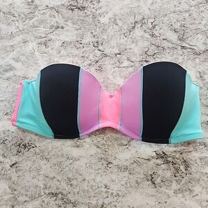 Y2K Victorias Secret 34 C Flirt Bandeau‎ Bikini Top